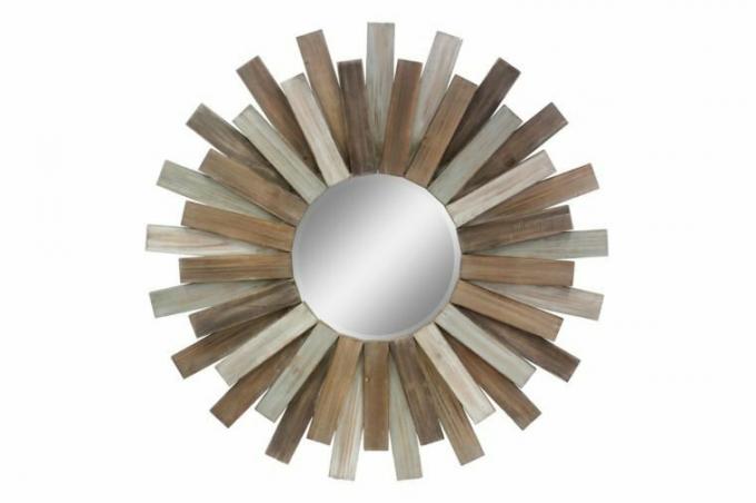 Espejo decorativo Sunburst de madera