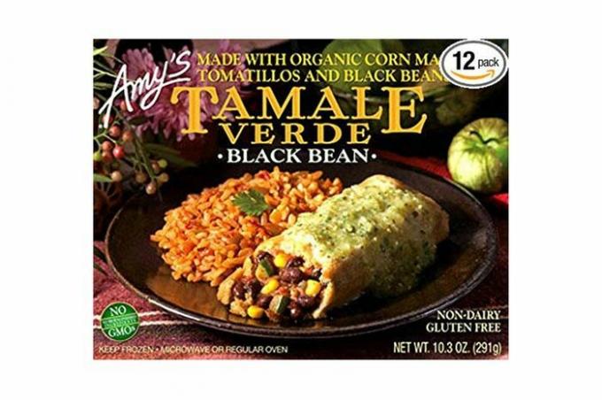 Amy's Black Bean Tamale Verde, cajas de 10.3 onzas (paquete de 12)