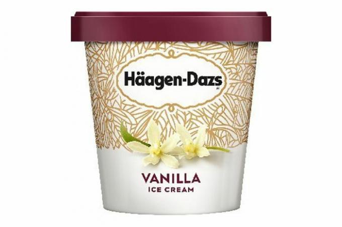 Haagen-Dazs, helado de vainilla, pinta (8 unidades) 