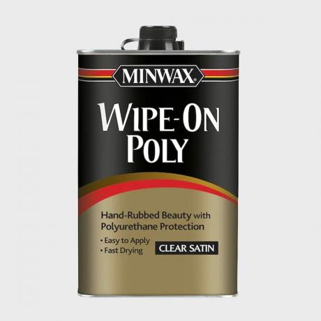 Minwax-doekje op Poly Ecomm via Lowes