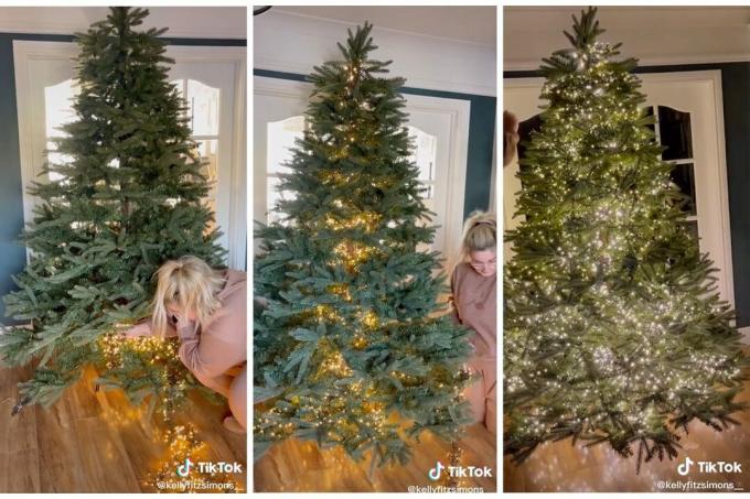Truco de árbol de Navidad más brillante a través de Kellyfitzsimons__ Tiktok