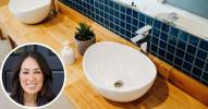 Как сделать маленькую ванную комнату больше, по словам Джоанны Гейнс
