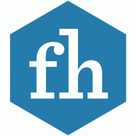 Característica del logotipo de Fhm