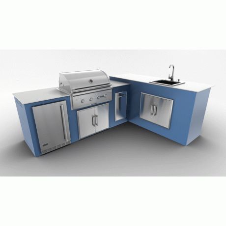 Kit cucina da esterno G8 Lshape C36 lavello doppia porta destro Navymarine 3 1024x576