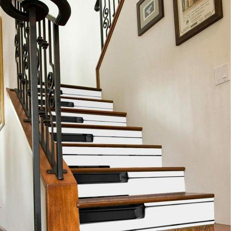 schodiskové schody na klavír