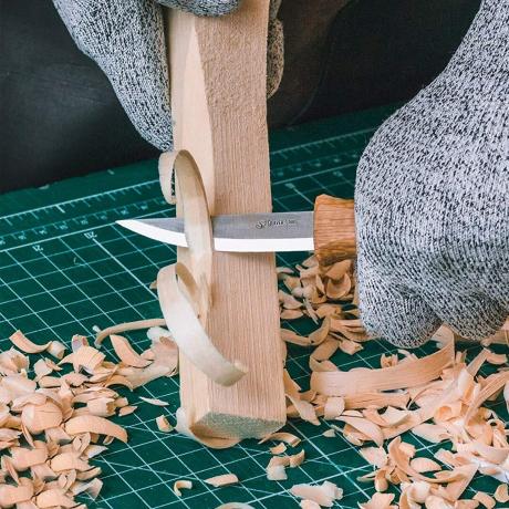 Amazon.co.jp： Beavercraft Sloyd Knife C4s 3.14インチ 木彫り Sloyd ナイフ レザーシース付き Ecomm: DIY・工具・ガーデン