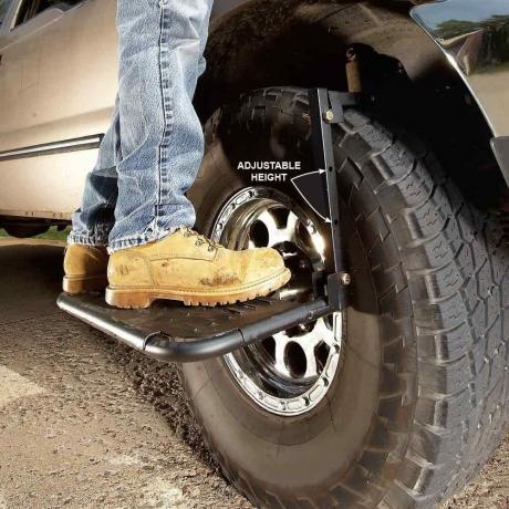 En justerbar stegpall för hjul | Construction Pro Tips