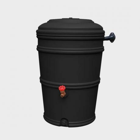 45 gallons Gal. Baril de pluie et tuyau en plastique drainable pour jardinière Ecomm Wayfair.com
