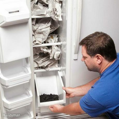 Limpiar un refrigerador apestoso