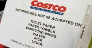 कॉस्टको दुकानदारों को टॉयलेट पेपर और अन्य सामान वापस नहीं करने देगा