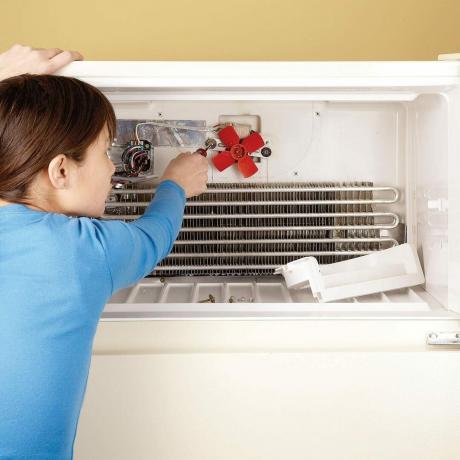 kylskåp reparera frys gamla apparater