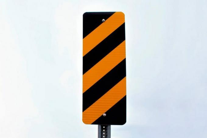 marcador de objeto, señal de tráfico, calle 