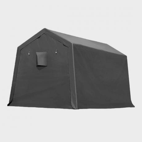 사전 야외 롤업 도어 및 벤트 야외 휴대용 스토리지 쉼터 차고 텐트 간이 차고
