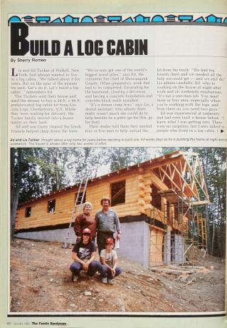 Vintage Family Handyman-artikel over toekomstige huisvesting