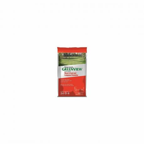 Greenview weed and feed crabgrass preventer
