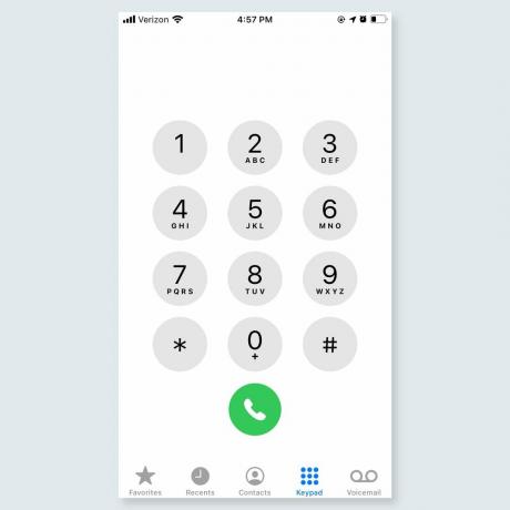 iphone-trucs - Druk op één knop om te bellen