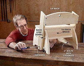 cómo construir un taburete
