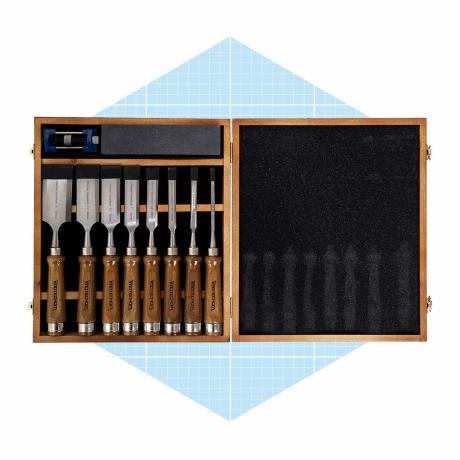 Imotechom Set di scalpelli per legno da 10 pezzi con manico in noce Ecomm Amazon.it