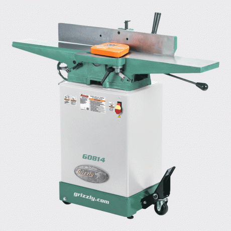 Grizzly G0814 Jointer with Cabinet Stand Ecomm Via Grizzly 001