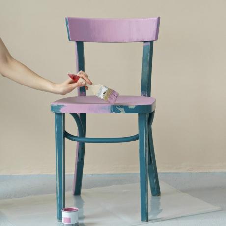 silla de muebles de pintura