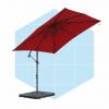 Uzlabojiet savu pagalmu, izmantojot šo saules enerģiju darbināmo terases lietussargu