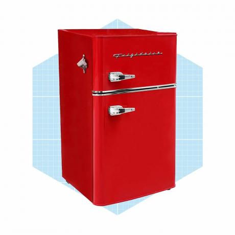 Amazon.co.jp： Frigidaire Efr840 レッド 3.2 Cu Ft レッド 2ドア レトロバー冷蔵庫 サイドボトルオープナー付き Ecomm: ホーム＆キッチン