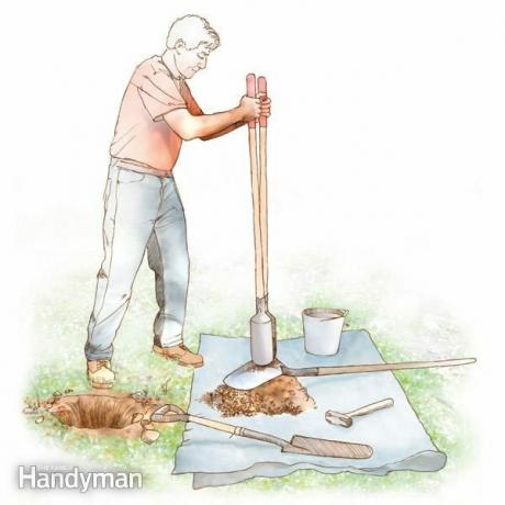 как да копаем дупка