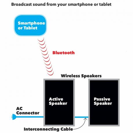 trådlösa Bluetooth -högtalare
