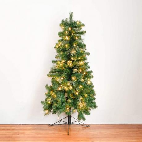 Árbol de Navidad de medio pino