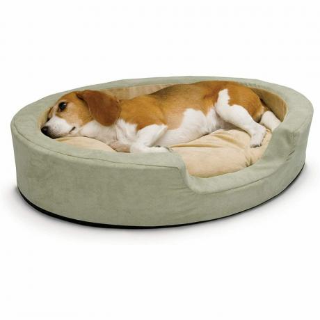 Tempat tidur anjing berpemanas