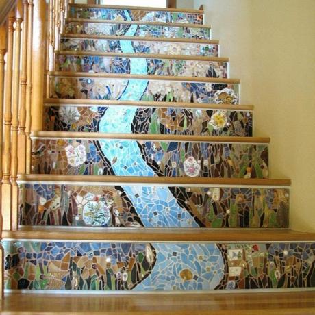 mozaik merdiven yükselticileri
