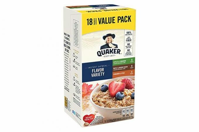 Quaker Instant kaerahelbed, Variety Value Pack, 18 Count 
