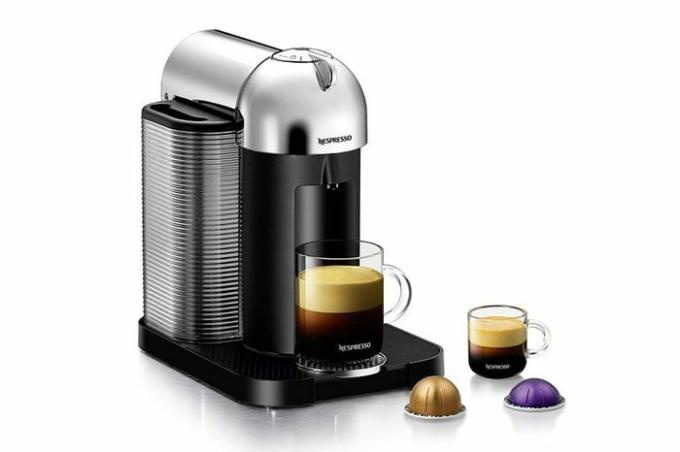 Máquina de café y espresso Nespresso Vertuo de Breville, cromada