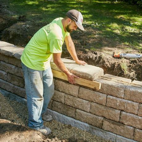 Выстраивание замковых камней | Советы по строительству