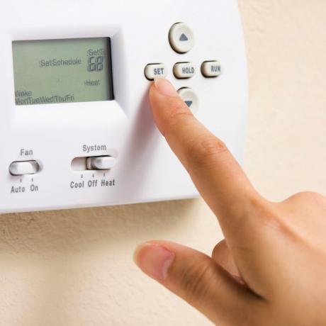 termostato programável Configurando termostato