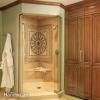 Muuta kylpyhuone, jossa on marmorimosaiikki ja kalkkikivilaatta (DIY)