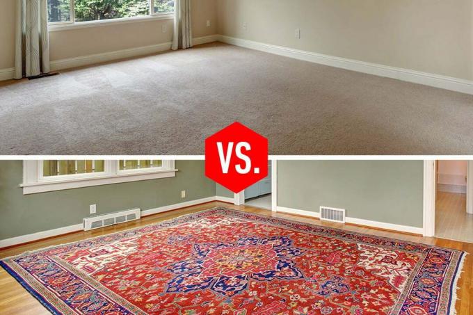 Alfombra versus alfombra