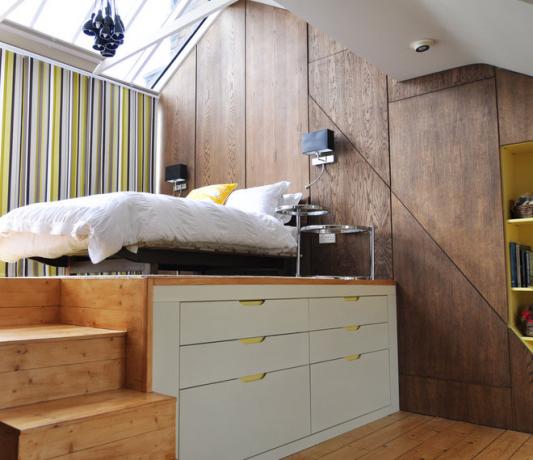 Chambre à coucher contemporaine par Kia Designs