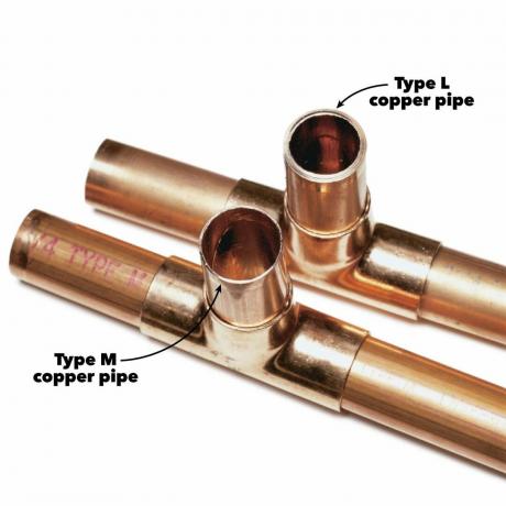 tubos de cobre tipo M tipo L