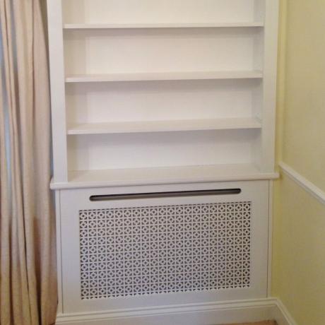 radiator cover boekenkast