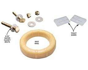 Остановите протекающие детали унитаза: болты, прокладки и восковое кольцо