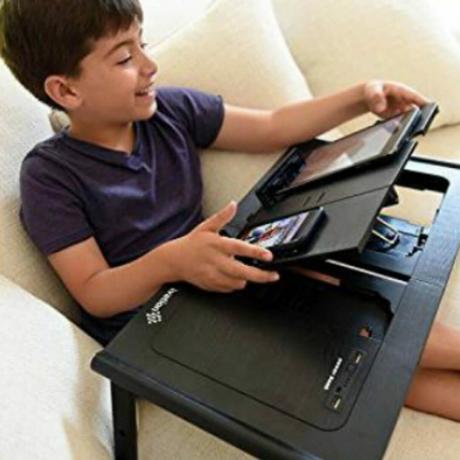 Lap Desk Tablet Stand და Charger Skymall
