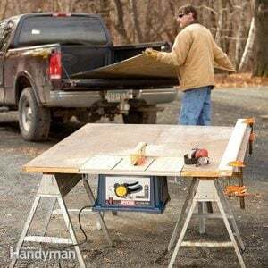 Een draagbare tafelzaagtafel bouwen