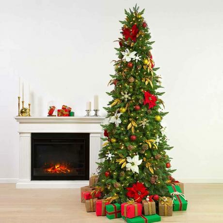 人工的なクリスマスツリー
