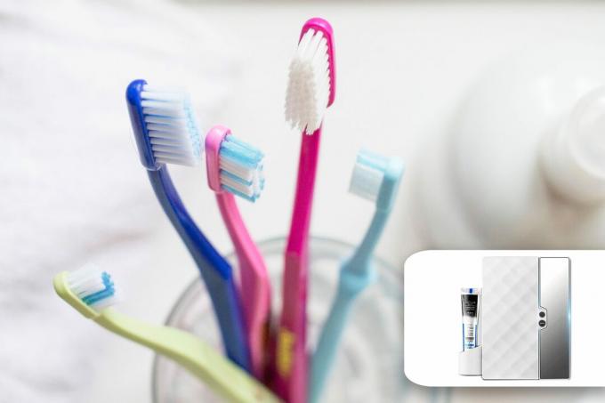 tannbørster fall rengjøring