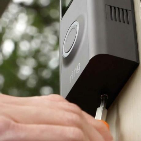 Ring Video Doorbell 2 Instalación agregue la placa frontal