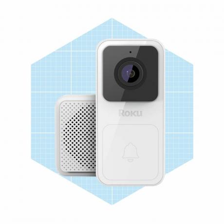 Roku Smart Home Video Doorbell & Chime Se (с кабел) с откриване на движение и звук Ecomm Walmart.com