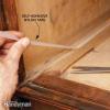 Reparieren Sie Schubladenschienen aus Holz, die sich nicht öffnen lassen