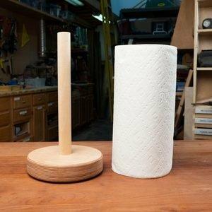 Cómo hacer un soporte para toallas de papel para tu cocina