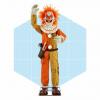Sie können eine 4,5 Fuß große böse Clown-Heimwerker-Halloween-Dekoration erhalten